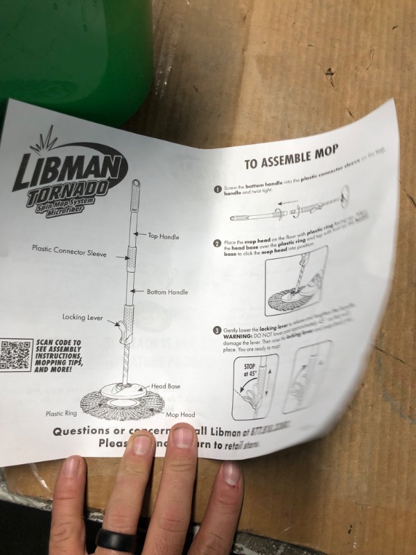 Photo 3 of ***ITEM MISSING RINCE PEDAL.  SEE PHOTOS***
Libman Tornado Spin Mop System