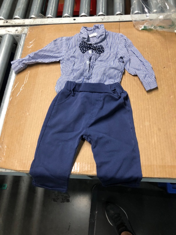 Photo 4 of ***STOCK PHOTO REFERENCE ONLY. SUSPENDERS NOT INCLUDED***
Boys' Suits Gentleman's Tie Pants Set, Kids Formal Dress Shirt for Toddler Wedding Outfits
SIZE 9-12 MONTHS