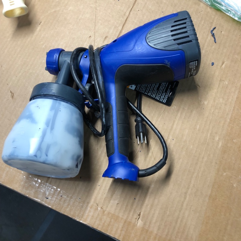 Photo 2 of ***ITEM IS USED AND HAS DRIED PAINT IN CANISTER. SEE PHOTOS***
High-Power Wireless Spray Gun Detachable Portable Household Paint Sprayer Tool,B