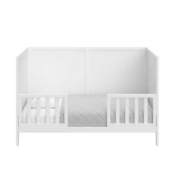 Photo 3 of ***FACTORY SEALED.  OPENED TO INSPECT***
Graco Theo 3-in-1 Convertible Crib, WHITE.