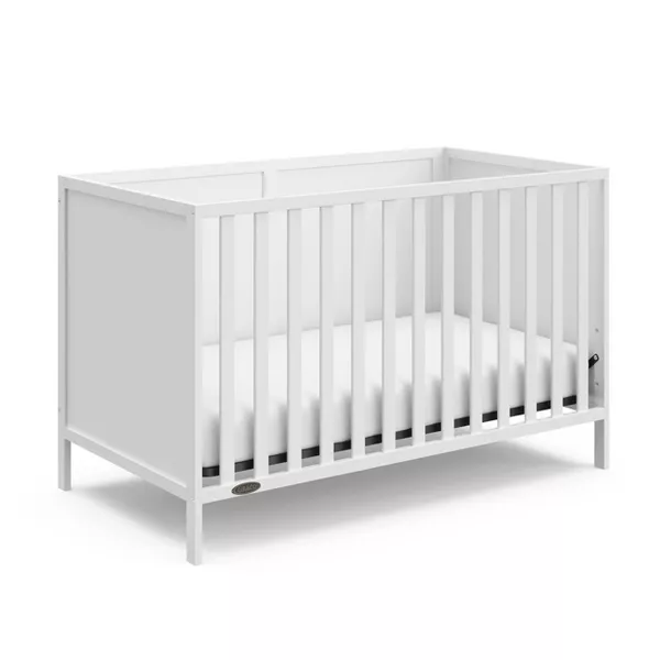 Photo 1 of ***FACTORY SEALED.  OPENED TO INSPECT***
Graco Theo 3-in-1 Convertible Crib, WHITE.