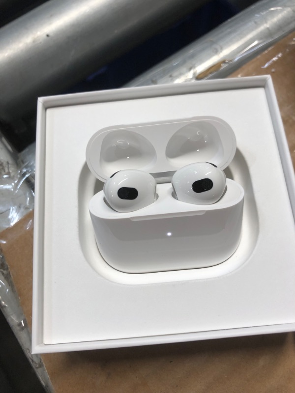 Photo 5 of *FACTORY SEALED, OPENED TO INSPECT* AirPods (3rd Generation) with Lightning Charging Case
