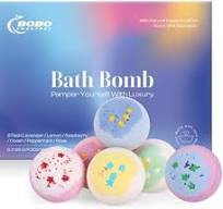 Photo 1 of ***FACTORY SEALED***Bath Bombs Gift Sets- Pink Luxury Large Size with Real Rose Flower and Natural Essential Oil for SPA Bath, Gifts for Women, Mon, Daughter, Pack of 6
