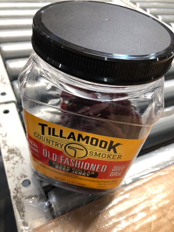 Photo 2 of ***(EXP: 08/31/2024)NONREFUNDABLE***Tillamook Country Smoker Real Hardwood Smoked Silver Dollar Beef Jerky, Old Fashioned, 13 Ounce
