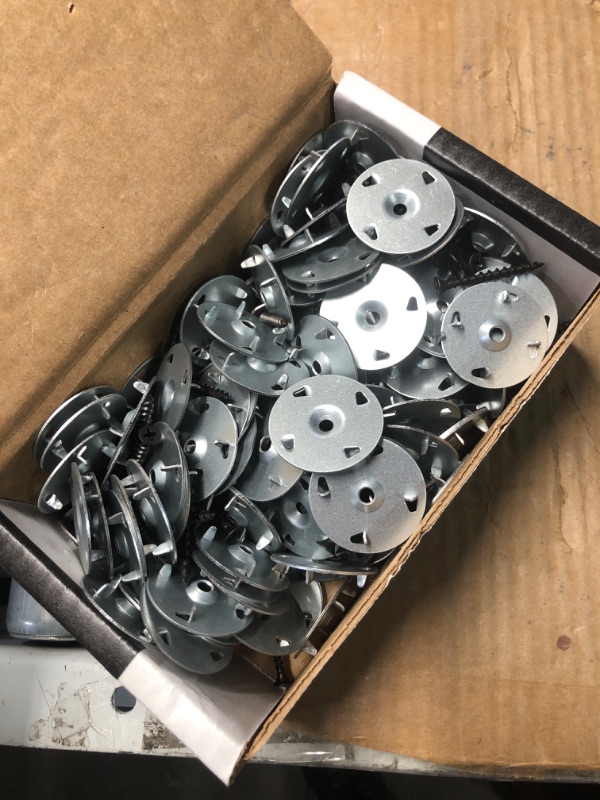 Photo 2 of (XPS)Foam and Cement Backer Board Ceramic-coated Screws and Washers Pack for Tiling (160 Screws and 160 Washers-Pack)
