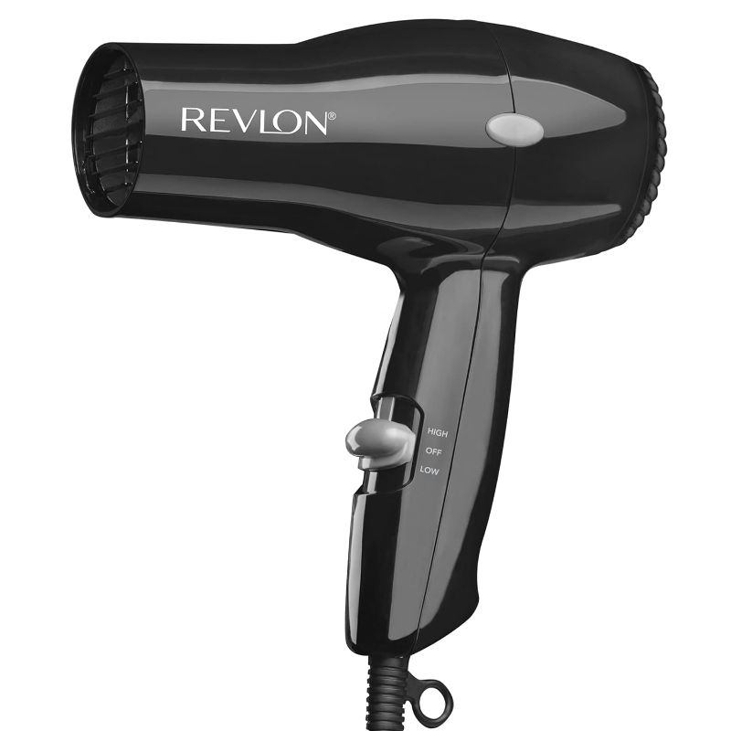 Photo 1 of *** STOCK PHOTO ONLY ****REVLON Travel Hair Dryer | Salon-Style Blowouts, Lightweight Design, 1875 Watts for Fast Drying with 2 Heat & Speed Settings for Drying and Styling Flexibility