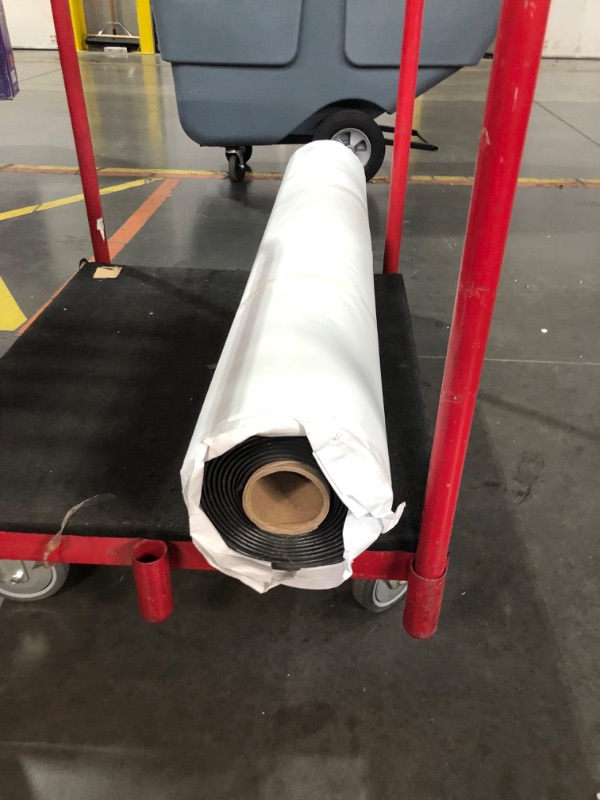 Photo 3 of ***USED - UNKNOWN LENGTH - ITEM WEIGHS 123 POUNDS***
Mass Loaded Vinyl MLV Barrier 4' x 15' 2 LB Two Pound 60 Square Foot Roll Soundproofing Acoustic Barrier
