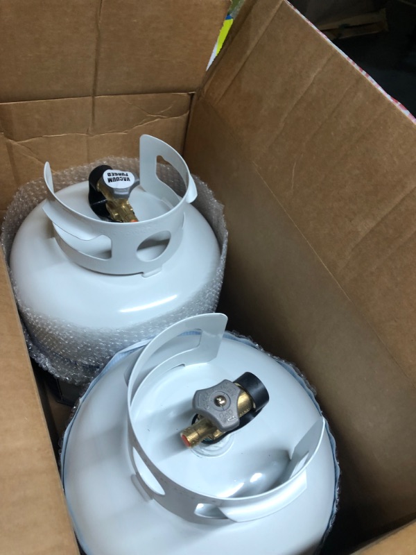 Photo 5 of (Pack of 2) 20 lbs. Empty Propane Cylinder with Overflow Protection Device
