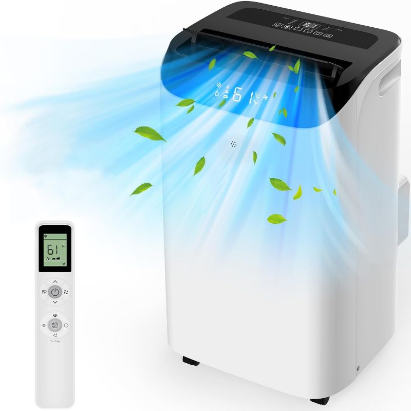 Photo 1 of ***STOCK PHOTO REFERENCE ONLY***
Humhold 12000 BTU Portable Air Conditioners, 3-in-1 Free Standing Cooling AC Unit with Fan & Dehumidifier, Cools Room up to 500 sq.ft, Smart/Sleep Mode,3 Speed,Auto Swing,Timer
***NO REMOTE***