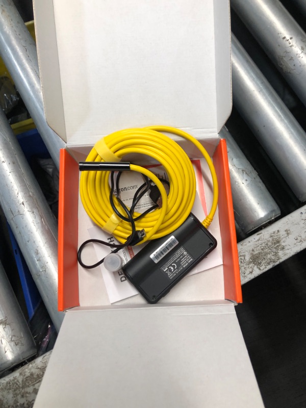 Photo 2 of (READ FULL POST) DEPSTECH Dual Lens Wireless Endoscope, 1080P Scope Snake Camera with 7 LED Lights,0.31In Lens Video HD Inspection Camera,IP67 Waterproof Borescope,16.5FT Cable for Android & iOS Phone or Tablet-Yellow