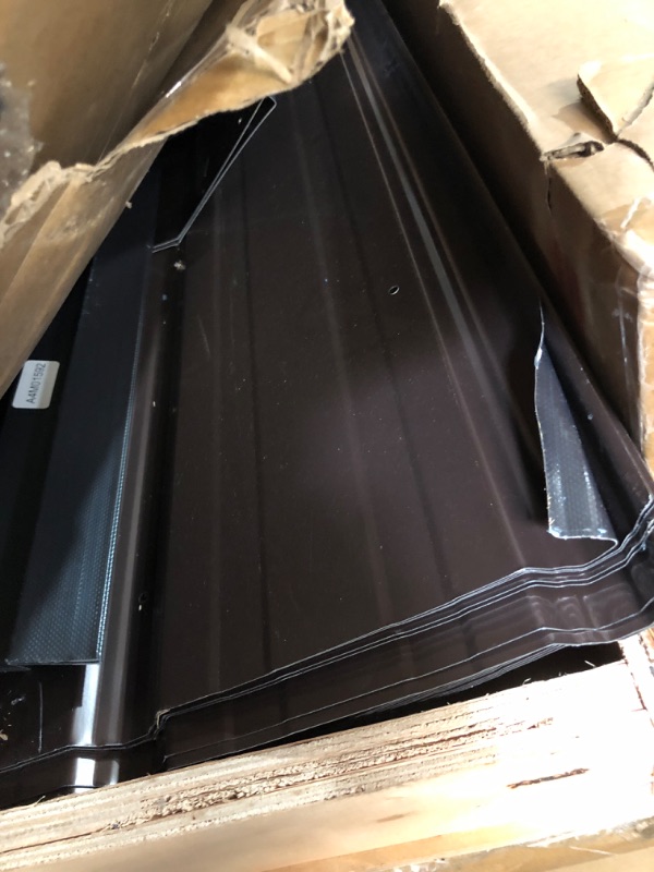 Photo 11 of ***SOME ROOF PANELS BENT AT CORNER / SEE PHOTO / BOX BUSTED IN CORNER*** **8 OF 8 BOXES**  ***IS THE ENTIRE PALLET WILL NEED A TRAILER OR MOVING TRUCK TO PICK UP***

Backyard Discovery Norwood 20 ft. x 12 ft. All Cedar Wooden Carport Pavilion Gazebo with 