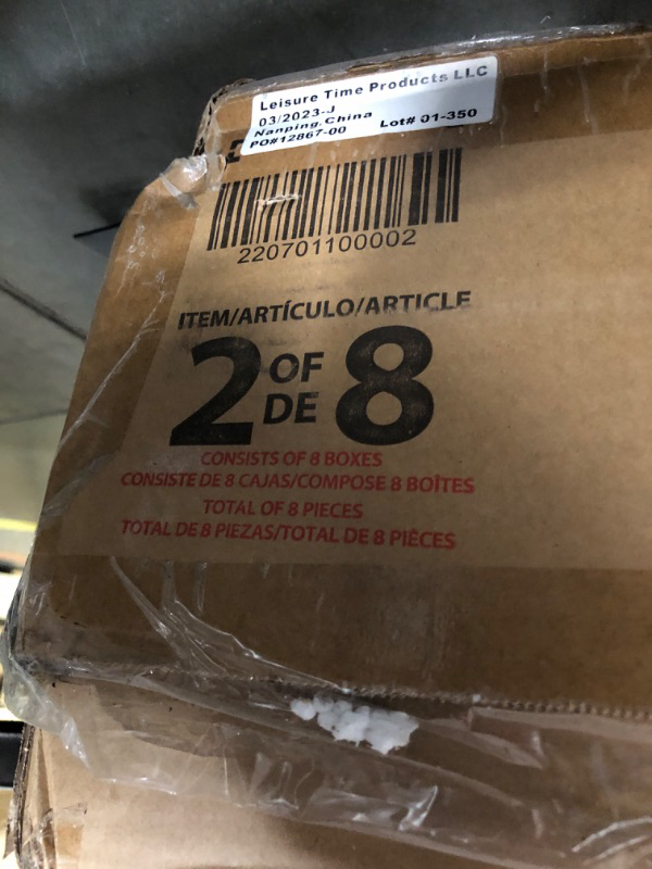 Photo 3 of ***SOME ROOF PANELS BENT AT CORNER / SEE PHOTO / BOX BUSTED IN CORNER*** **8 OF 8 BOXES**  ***IS THE ENTIRE PALLET WILL NEED A TRAILER OR MOVING TRUCK TO PICK UP***

Backyard Discovery Norwood 20 ft. x 12 ft. All Cedar Wooden Carport Pavilion Gazebo with 