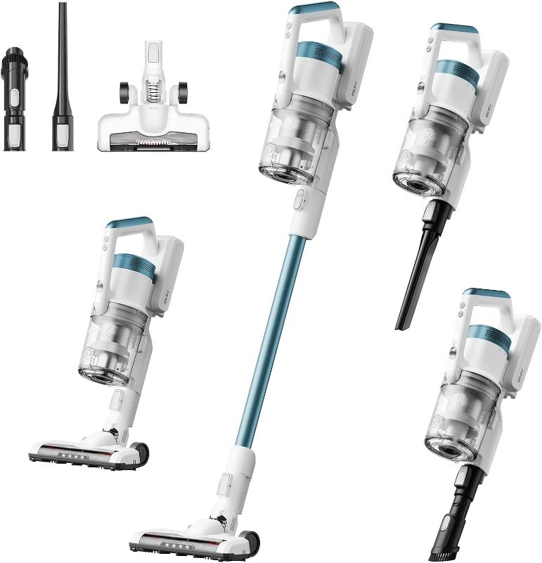 Photo 1 of ***MISSING PARTS / IMAGE FOR REFERENCE***
Eureka RapidClean Pro Cordless Cleaner for Hard Floors Lightweight Vacuum LED Headlights, Convenient Stick and Handheld Vac, Blue, NEC280TL
