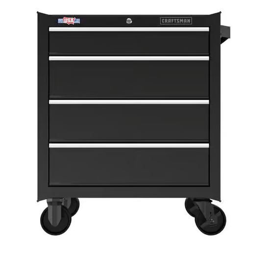 Photo 1 of ***IMAGE FOR REFERENCE***
Craftsman S1000 27 in. 4 drawer Steel Rolling Tool Cabinet 32.5 in. H X 18 in. D
