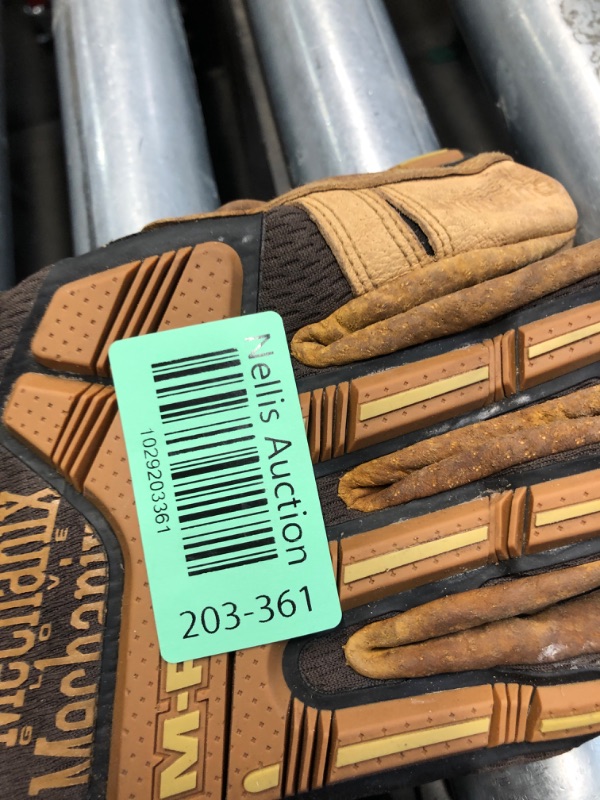 Photo 3 of ***SIZE 9***
Mechanix Wear: M-Pact Durahide Leather Work Gloves with Secure Fit, Work Gloves with Impact Protection and Vibration Absorption, Safety Gloves for Men (Brown, Large)
