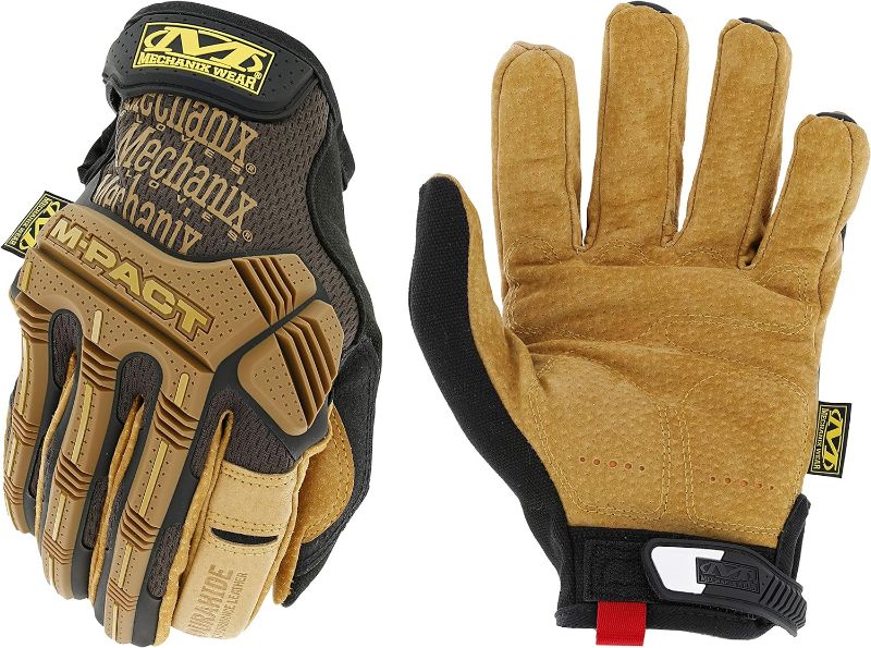 Photo 1 of ***SIZE 9***
Mechanix Wear: M-Pact Durahide Leather Work Gloves with Secure Fit, Work Gloves with Impact Protection and Vibration Absorption, Safety Gloves for Men (Brown, Large)
