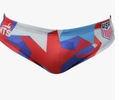 Photo 1 of ***SIZE UNKNOWN***
Suit MTS USA Stars Swimwear, Swim Briefs for Swimmers, Water Polo, Underwater Hockey, Underwater Rugby
