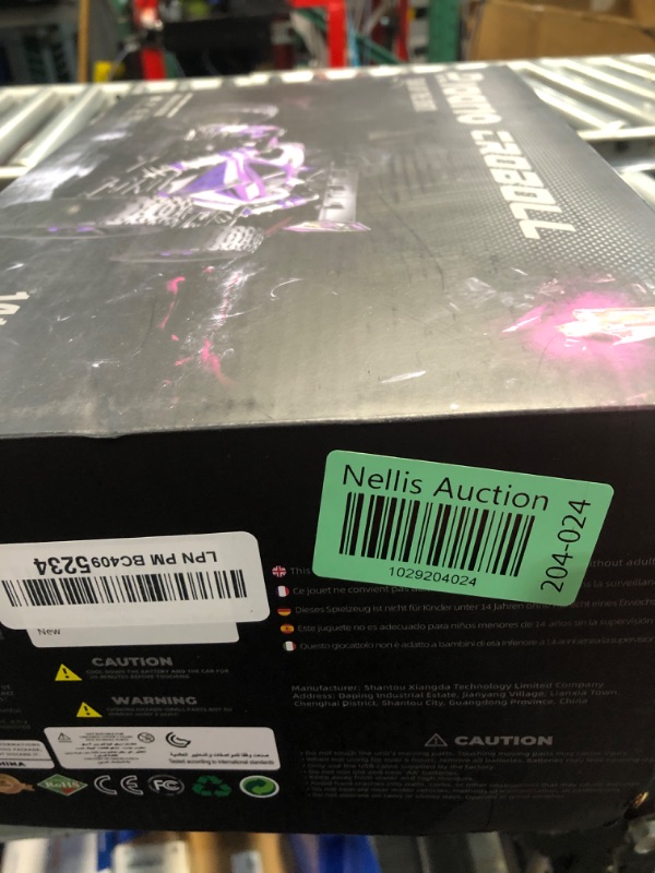 Photo 5 of ***FRONT LEFT WHEEL LOOSE/ WOBBLES***
CROBOLL 1:14 Brushless Fast RC Cars for Adults with Independent ESC,Top Speed 90+KPH 4X4 Hobby Off-Road RC Truck,Oil Filled Shocks Remote Control Monster Truck for Boys(Purple)