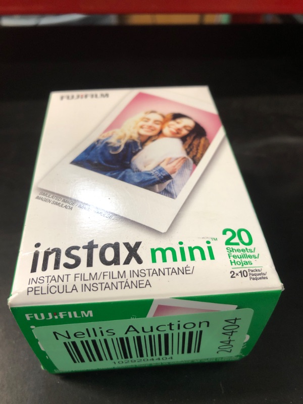 Photo 3 of ***FACTORY SEALED BOX***
Fujifilm INSTAX Mini Instant Film 2 Pack = 20 Sheets (White) for Fujifilm Mini 8 & Mini 9 Cameras, Model:4332059078
