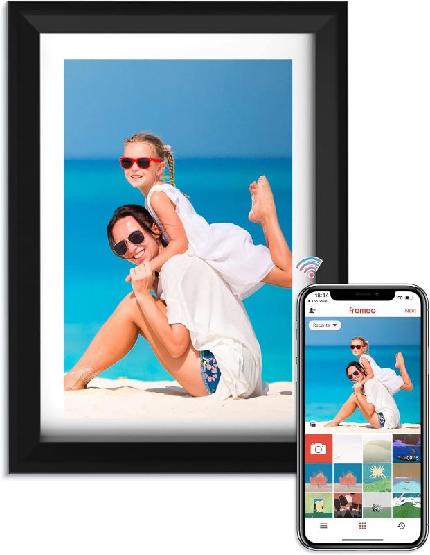 Photo 1 of ***IMAGE FOR REFERENCE***
WiFi 10.1'' Digital Picture Frame, IPS HD Touch Screen Smart Photo Frame w, Auto-Rotate, Easy Setup to Share Photos or Videos Remotely (10.1 inch)
