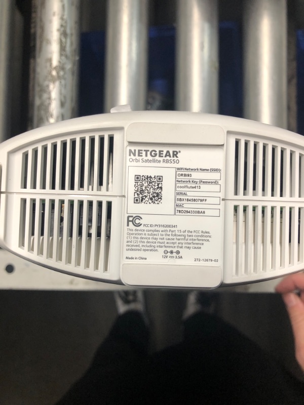 Photo 4 of **USED READ NOTES**
NETGEAR Orbi RBS50 Satellite Home Mesh WiFi Tri-band AC3000 w/ Adapter