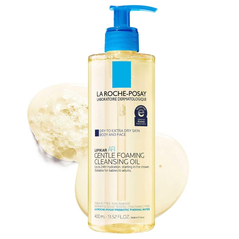 Photo 1 of ***MISSING PUMP*** La Roche-Posay NEW Lipikar AP+ Gentle Foaming Cleansing Oil | Gentle Oil Cleanser for Face and Body Formulated with Niacinamide | Long-Lasting 24-hour Hydration | Fragrance-Free & Soap Free
