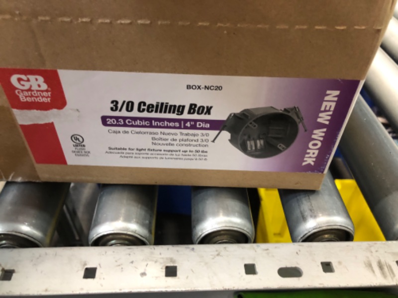 Photo 6 of ***NON REFUNDABLE*** GB 3/0 Ceiling Box 4" Diameter (QTY 75)	