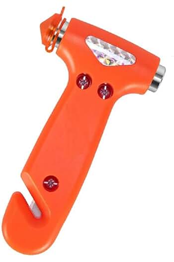 Photo 1 of (2 PACK) Car Safety Hammer Auto Emergency Escape Hammer with Window Breaker and Seat Belt Cutter, Emergency Escape Tool for Car
