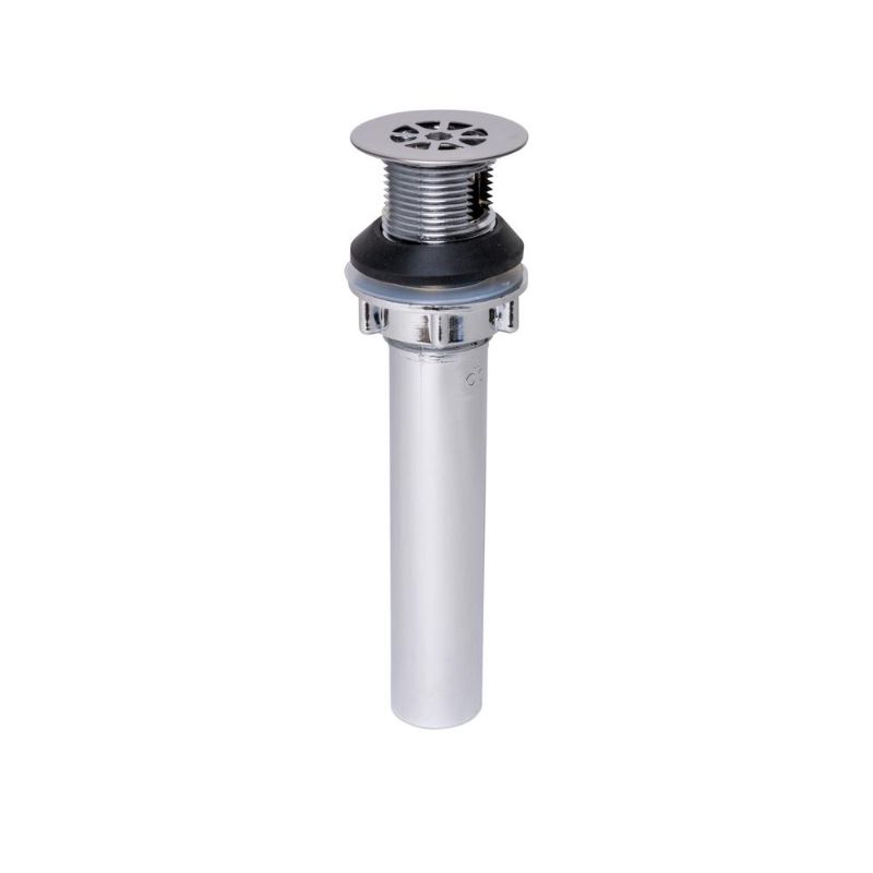 Photo 1 of (3 PACK) Designline Chrome-Plated Plastic Grid Drain with Overflow
