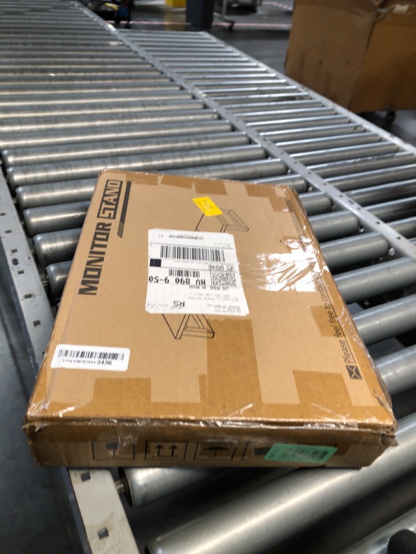 Photo 1 of ***FACTORY SEALED***WESTREE Dual Monitor Stand Riser, Wood and Steel Monitor Stand Riser, Computer Monitor Stand for 2 Monitors, Multi-Purpose Desktop Storage Stand for Computer,Laptop,Printer,TV