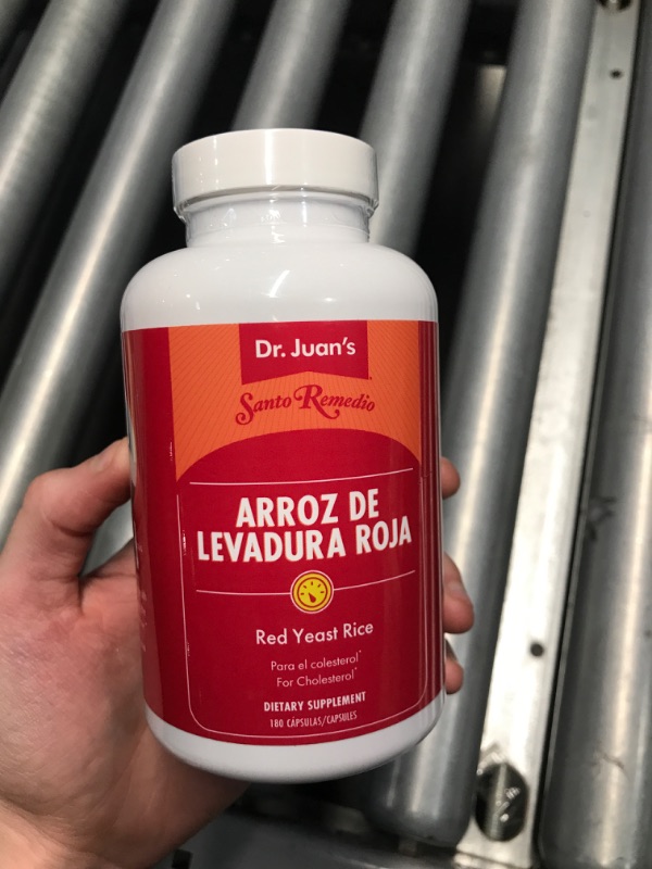 Photo 2 of **NONREFUNDABLE**FUNCTIONAL**SEE NOTES**
Santo Remedio Red Yeast Rice, Supports Cardiovascular System, Dietary Supplement, 1200 mg per Serving, 180 Capsules, Non-GMO, Gluten Free, No Artificial Flavors