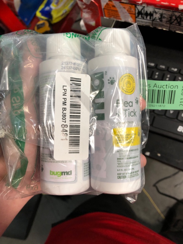 Photo 3 of 
BugMD Flea and Tick Concentrate (3.7 oz)- Essential Oil-Powered Formula, Controls Fleas, Ticks, Mites in Dogs, Cats, and Other Furred Animals,