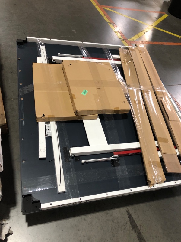 Photo 4 of **NONREFUNDABLE**FOR PARTS OR REPAIR**SEE NOTES**
*****ON PALLET*****
JOOLA Rally TL - Professional MDF Indoor Table Tennis Table w/ Quick Clamp Ping Pong Net & Post Set - 10 Minute Easy Assembly - Corner Ball Holders - Ping Pong Table w/ Playback Mode,