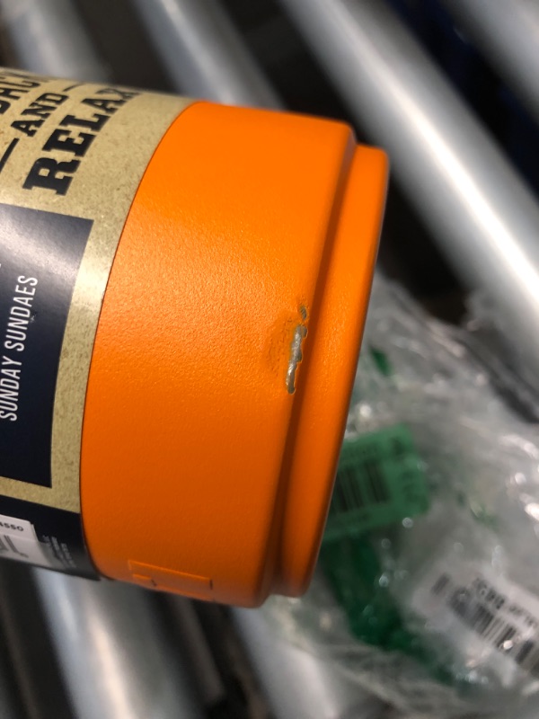 Photo 1 of **DENT ON BOTTOM** Yeti Rambler 10oz Lowball with Lid King Crab Orange