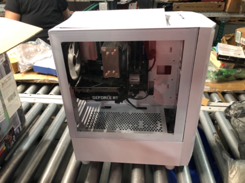 Photo 3 of ***DAMAGED - UNTESTED - MISMATCHED PARTS - SEE COMMENTS***
Skytech Gaming Archangel Gaming PC Desktop – AMD Ryzen 5 3600 3.6 GHz, NVIDIA RTX 3060, 1TB NVME SSD, 16GB DDR4 RAM 3200, 600W Gold PSU, 11AC Wi-Fi, Windows 11 Home 64-bit