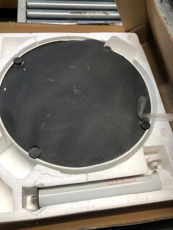 Photo 1 of ***USED - LIKELY MISSING PARTS - UNABLE TO VERIFY FUNCTIONALITY***
California Umbrella 50 lbs. Round Concrete Weighted Powdercoated Steel Umbrella Base