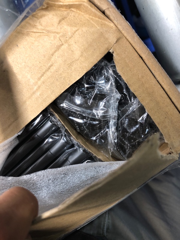 Photo 3 of ***FACTORY SEALED*** TDCHINGES 30 Pack Removed Pin Rounded Matte Black Door Hinges 3.5 Inch 5/8" Radius Interior 3 1/2 Inch Door Hinges Flat Iron Bifold Easy Installation Door Hinges for Doors 3 ½" Hardware Controls