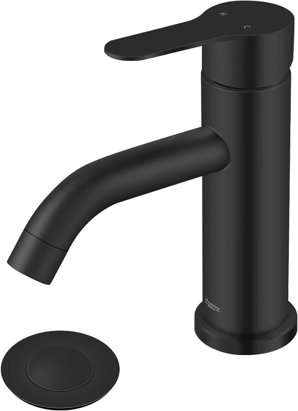 Photo 1 of ***STOCK PHOTO REFERENCE ONLY*** 1 KZH Matte Black Bathroom Faucet 3 Hole