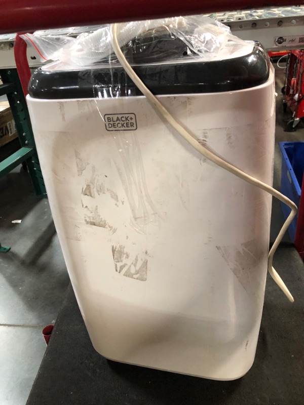 Photo 2 of ***NONREFUNDABLE - THIS SALE FINAL -  PARTS ONLY - SEE COMMENTS***
BLACK+DECKER 8,000 BTU Portable Air Conditioner with Remote Control, White