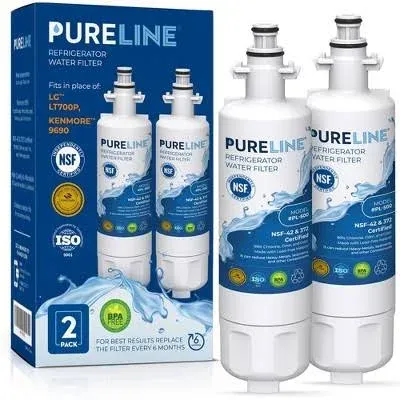 Photo 1 of ***FACTORY SEALED*** PUREPLUS 469690 Water Filter Replacement for LG LT700P, ADQ36006102 Kenmore Elite 9690, ADQ36006101, RWF1052, RWF1200A, LFXS30766S, LFX2