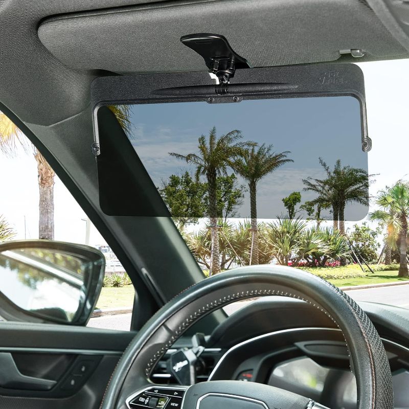 Photo 1 of (READ FULL POST) JOYTUTUS Sun Visor for Car, 1 Pack Polarized Sun Visor Extender Universal Anti-Glare Easy to Install, UV400 Car Visor Extension Protect from Glare/UV Ray/Stray Light