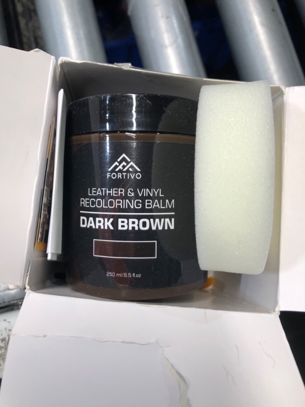 Photo 3 of ***NON REFUNDABLE***Dark Brown Leather Recoloring Balm - Leather Repair Kits for Couches - Leather Restorer for Couches Brown Car Seat