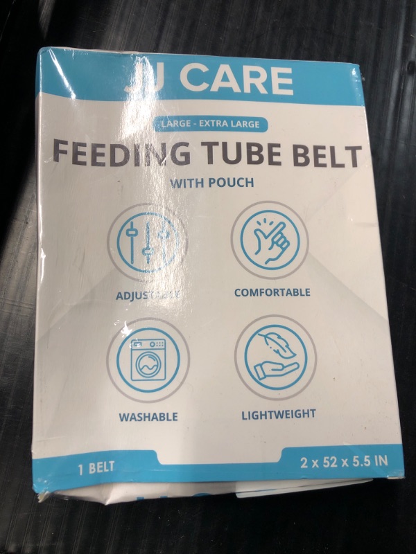 Photo 2 of ***FACTORY SEALED***JJ CARE Feeding Tube Belt (Large/Extra Large), Breathable PEG Tube Belt, Nylon Fabric Gtube Belt Compatible with PEG Tubes and Gastrostomy Tubes, Adjustable and Washable G Tube Holder