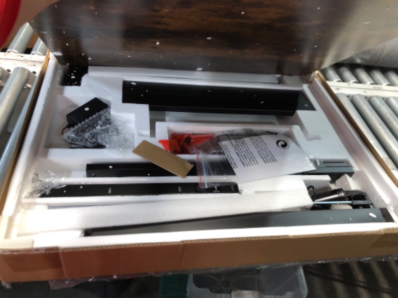 Photo 1 of ***USED - DAMAGED - SCRATCHED - SEE PICTURES - LIKELY MISSING PARTS - UNABLE TO VERIFY FUNCTIONALITY***
SIAGO Electric Standing Desk Adjustable - 55 x 24 Inch Sit Stand up Desk with Cable Management - 3 Memory Preset Adjustable Height Desk Computer Home O