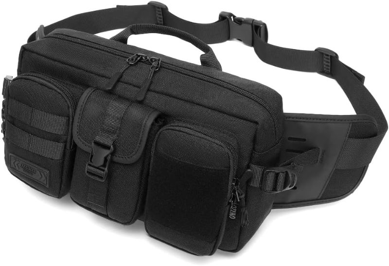 Photo 1 of ***STOCK PHOTO REFERENCE ONLY***
G4Free Outdoor Travel Waist Pack Hiking Fanny Pack Tactical bag Fishing Tackles-- Black