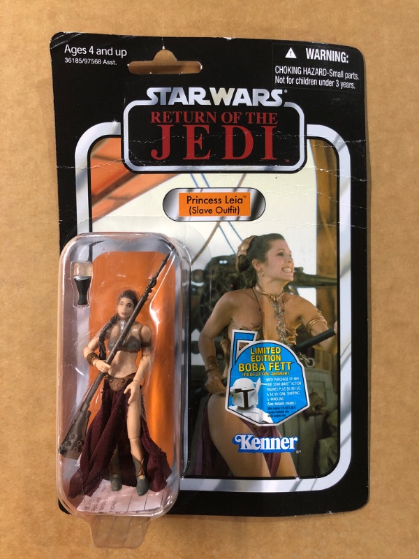 Photo 2 of ***NONREFUNDABLE IF OPENED****COLLECTABLE, NEW NEVER OPENED******FACTORY SEALED****Star Wars 3.75" Vintage Figure - Slave Leia
