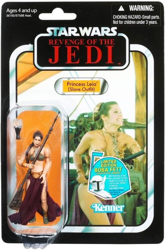 Photo 1 of ***NONREFUNDABLE IF OPENED****COLLECTABLE, NEW NEVER OPENED******FACTORY SEALED****Star Wars 3.75" Vintage Figure - Slave Leia
