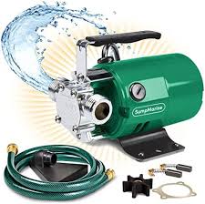 Photo 1 of **USED NOT TO TEST**Water Transfer Pump, 115V 330 Gallon Per Hour - Portable Electric Utility Pump with 6' Water Hose Kit - To Remove Water From Garden, Hot Tub, Rain Barrel, Pool, Ponds, Aquariums, and More
