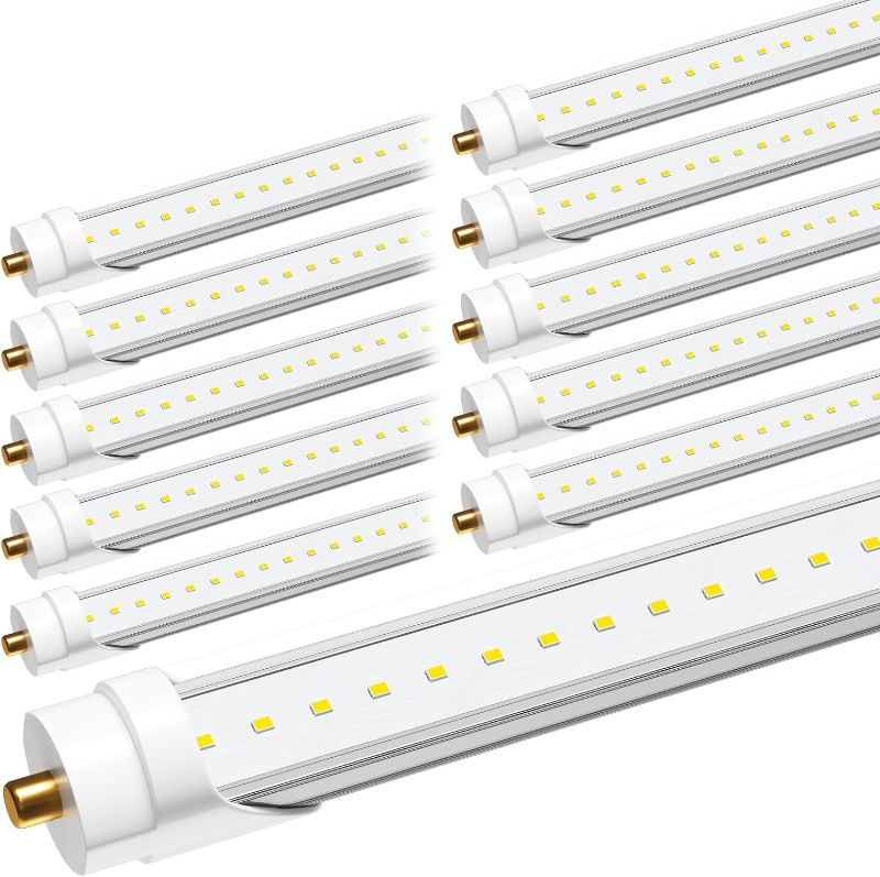 Photo 1 of *****STOCK IMAGE FOR SAMPLE*****
8ft LED Shop Light, 8' 100W 15000lm 6000K (8 Pack), 8 Foot Linkable led Shop Lights 