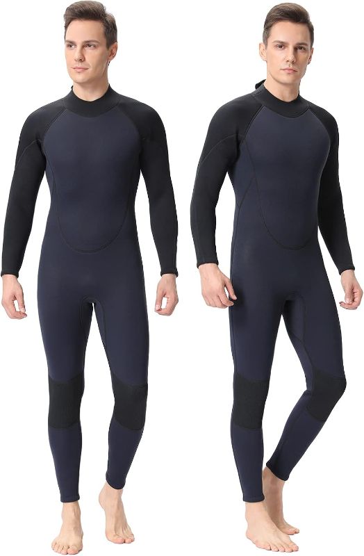 Photo 1 of ** SIZE UNKNOWN **
FLEXEL Full Wetsuit Men 3mm Wet Suits for Men Neoprene Surfing Diving Snorkeling Wet Suit Long Sleeves Swimsuit